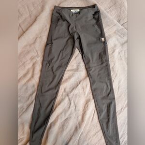 Active Leggings with Side Pockets - Black